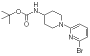 structure of CAS# 848500-12-9, [1-(6-溴吡啶-2-基)哌啶-4-基]氨基甲酸叔丁酯