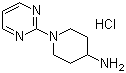structure of CAS# 848500-38-9, 1-(2-嘧啶基)哌啶-4-胺盐酸盐