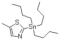 structure of CAS# 848613-91-2, 5-Methyl-2-(tributylstannyl)thiazole