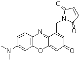 CAS # 848674-69-1, 1-[[7-(Dimethylamino)-3-oxo-3H-phenoxazin-1-yl]methyl]-1H-pyrrole-2,5-dione