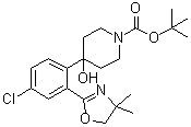 CAS # 849106-19-0, 4-[4-Chloro-2-(4,4-dimethyl-4,5-dihydro-oxazol-2-yl)phenyl]-4-hydroxy-piperidine-1-carboxylic acid tert-butyl ester