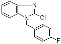 CAS # 84946-20-3, 1-(4-Fluorobenzyl)-2-chlorobenzimidazole, 2-Chloro-1-[(4-fluorophenyl)methyl]-1H-benzimidazole