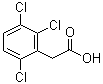 structure of CAS# 85-34-7, Chlorfenac