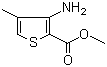 structure of CAS# 85006-31-1, 3-氨基-4-甲基噻吩-2-甲酸甲酯