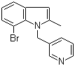 CAS # 850349-26-7, 7-Bromo-2-methyl-1-pyridine-3-ylmethyl-1H-indole