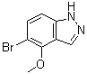 structure of CAS# 850363-67-6, 5-溴-4-甲氧基-1H-吲唑