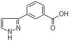 CAS # 850375-11-0, 3-(1H-Pyrazol-3-yl)benzoic acid