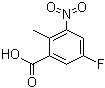 CAS # 850462-64-5, 5-Fluoro-2-methyl-3-nitrobenzoic acid