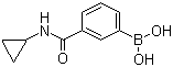 structure of CAS# 850567-23-6, 3-环丙氨基羰基苯硼酸