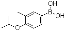 structure of CAS# 850568-09-1, 4-Isopropoxy-3-methylphenylboronic acid