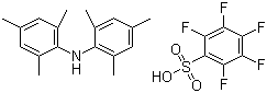 structure of CAS# 850629-65-1, 五氟苯磺酸二均三甲苯基铵盐