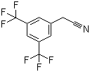 structure of CAS# 85068-32-2, 3,5-Bis(trifluoromethyl)phenylacetonitrile