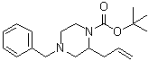 CAS 登录号：851331-38-9, 4-苄基-2-(2-丙烯-1-基)-1-哌嗪羧酸叔丁酯