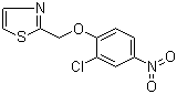 structure of CAS# 851545-78-3, 2-[(2-氯-4-硝基苯氧基)甲基]噻唑