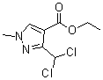 CAS 登录号：851725-87-6, 3-(二氯甲基)-1-甲基-7H-吡唑-4-羧酸乙酯