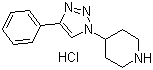 CAS 登录号：852030-98-9, 4-(4-苯基-1H-1,2,3-三唑-1-基)哌啶盐酸盐