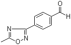structure of CAS# 852180-60-0, 4-(5-甲基-1,2,4-恶二唑-3-基)苯甲醛