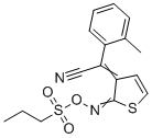 CAS # 852246-55-0, 2-Methyl-alpha-[2-[[(propylsulfonyl)oxy]imino]-3(2H)-thienylidene]-benzeneacetonitrile, [[3-[Cyano-(2-methylphenyl)methylidene]thiophen-2-ylidene]amino] propane-1-sulfonate