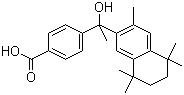 structure of CAS# 852524-20-0, 4-[1-羟基-1-(5,6,7,8-四氢-3,5,5,8,8-五甲基-2-萘基)乙基]苯甲酸