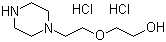 structure of CAS# 85293-16-9, 1-[2(2-Hydroxyethoxy)ethyl]piperazine dihydrochloride