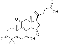 CAS # 852936-69-7, 20(21)-Dehydrolucidenic acid A, (5alpha,7beta)-7-Hydroxy-4,4,14-trimethyl-3,11,15-trioxo-chola-8,20-dien-24-oic acid