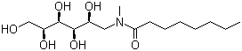 structure of CAS# 85316-98-9, N-辛酰基-N-甲基葡萄糖胺