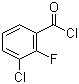 structure of CAS# 85345-76-2, 3-Chloro-2-fluorobenzoyl chloride