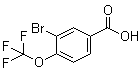 CAS # 85373-96-2, 3-Bromo-4-(trifluoromethoxy)benzoic acid, 3-Bromo-4-trifluoromethoxybenzoic acid