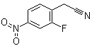 structure of CAS# 853910-00-6, 2-Fluoro-4-nitrobenzeneacetonitrile