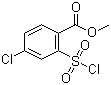 CAS # 85392-01-4, Methyl 4-chloro-2-(chlorosulfonyl)benzoate, 4-Chloro-2-(chlorosulfonyl) benzoic acid methyl ester