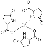 CAS 登录号：85392-56-9, 5-氧代-DL-脯氨酸铬络合物