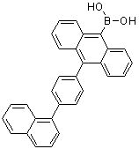 structure of CAS# 853945-50-3, 10-(4-(1-萘基)苯基)蒽-9-硼酸