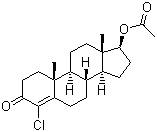4-Chlorotestosterone acetate  molecular structure (CAS 855-19-6)