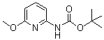 (6-Methoxy-2-pyridinyl)carbamic acid 1,1-dimethylethyl ester molecular structure (CAS 855784-40-6)