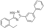 CAS # 85681-51-2, 3-[1,1'-Biphenyl]-3-yl-5-(2-ethylphenyl)-1H-1,2,4-triazole