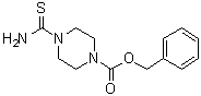 4-Thiocarbamoyl-1-piperazinecarboxylic acid benzyl ester molecular structure (CAS 856844-77-4)