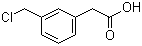 structure of CAS# 857165-45-8, (3-氯甲基苯基)乙酸