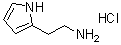 structure of CAS# 857418-70-3, 1H-吡咯-2-乙胺盐酸盐