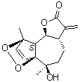 CAS # 85758-28-7, Tanaparthin-alpha-peroxide, (3aS,6R,6aS,9R,9aS,9bS)-3a,5,6,9,9a,9b-Hexahydro-6-hydroxy-6,9-dimethyl-3-methylene-4H-6a,9-ethenofuro[2',3':3,4]cyclohepta[1,2-c][1,2]dioxol-2(3H)-one