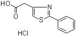 CAS # 857998-13-1, 2-Phenyl-4-thiazoleacetic acid hydrochloride