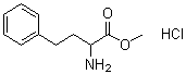 structure of CAS# 85808-33-9, DL-Homophenylalanine methyl ester hydrochloride