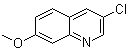 structure of CAS# 858279-19-3, 3-氯-7-甲氧基喹啉
