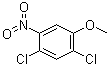 structure of CAS# 85829-14-7, 1,5-二氯-2-甲氧基-4-硝基苯