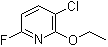 3-氯-2-乙氧基-6-氟吡啶分子结构 (CAS 858675-65-7)