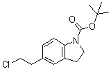 CAS # 860024-94-8, 5-(2-Chloroethyl)-2,3-dihydroindole-1-carboxylic acid tert-butyl ester