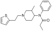 3-Methylthiofentanyl molecular structure (CAS 86052-04-2)