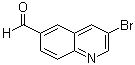structure of CAS# 860757-84-2, 3-溴-6-喹啉甲醛