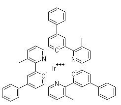 CAS # 861144-71-0, Tris[3-(3-methyl-2-pyridinyl)[1,1'-biphenyl]-4-yl]-iridium