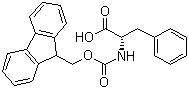 structure of CAS# 86123-10-6, Fmoc-D-苯丙氨酸