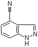 structure of CAS# 861340-10-5, 4-氰基-1H-吲唑